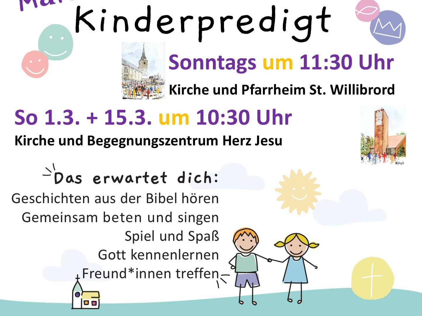 Kinderpredigt Kinderpredigt